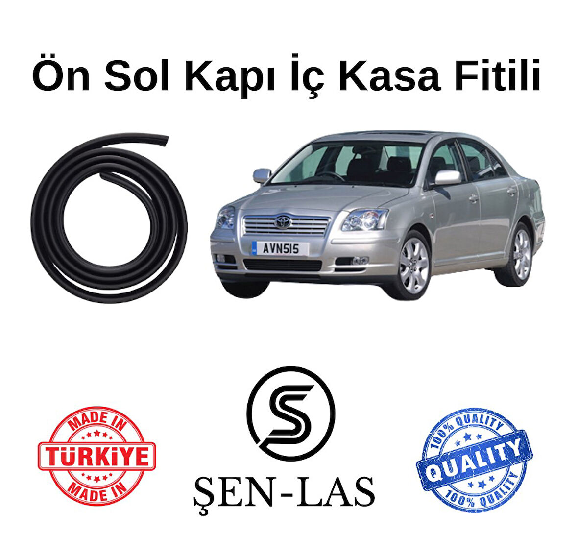 Toyota Avensis (2003-2009) Şen-Las Sol Ön Kapı Fitili ŞL27402