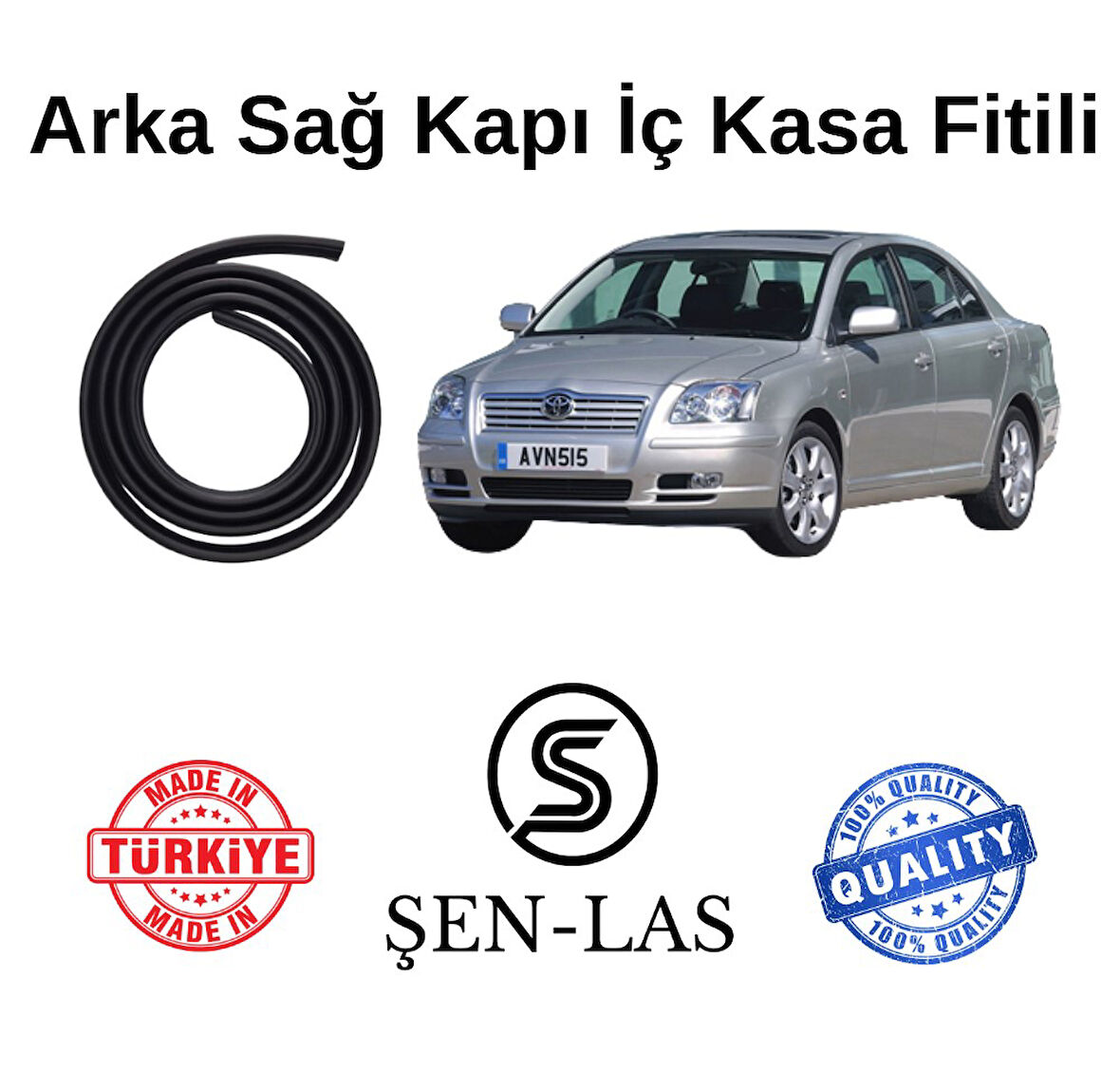 Toyota Avensis (2003-2009) Şen-Las Sağ Arka Kapı Fitili ŞL27403