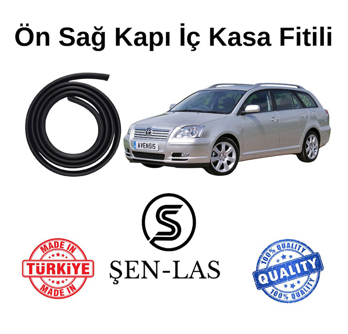 Toyota Avensis Station Wagon (2003-2009) Şen-Las Sağ Ön Kapı Fitili ŞL27501