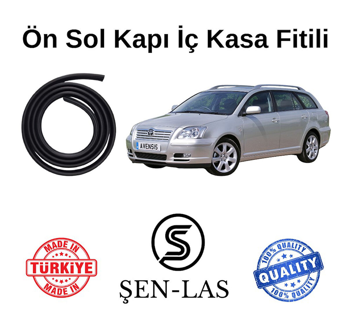 Toyota Avensis Station Wagon (2003-2009) Şen-Las Sol Ön Kapı Fitili ŞL27502
