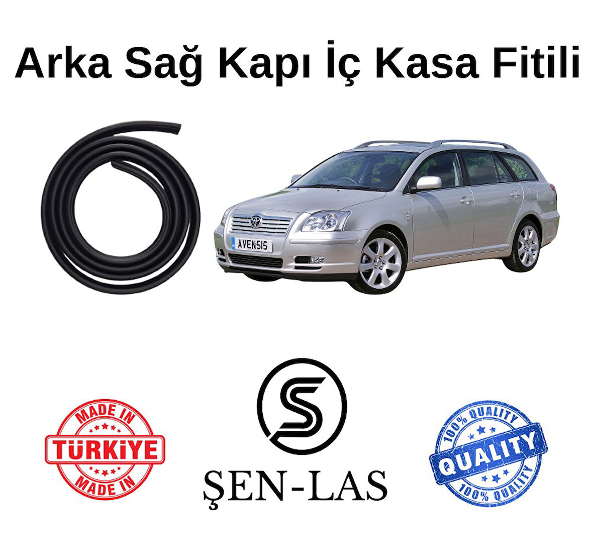 Toyota Avensis Station Wagon (2003-2009) Şen-Las Sağ Arka Kapı Fitili ŞL27503