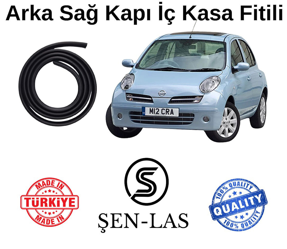 Nissan Micra (2002-2010) Şen-Las Sağ Arka Kapı Fitili ŞL28403