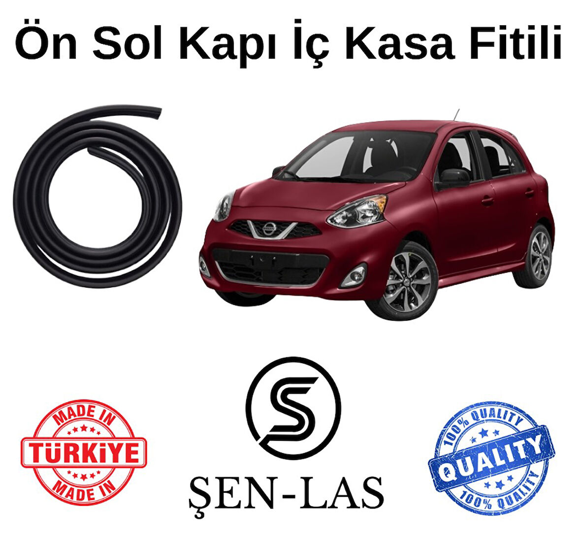 Nissan Micra (2011-2017) Şen-Las Sol Ön Kapı Fitili ŞL28502