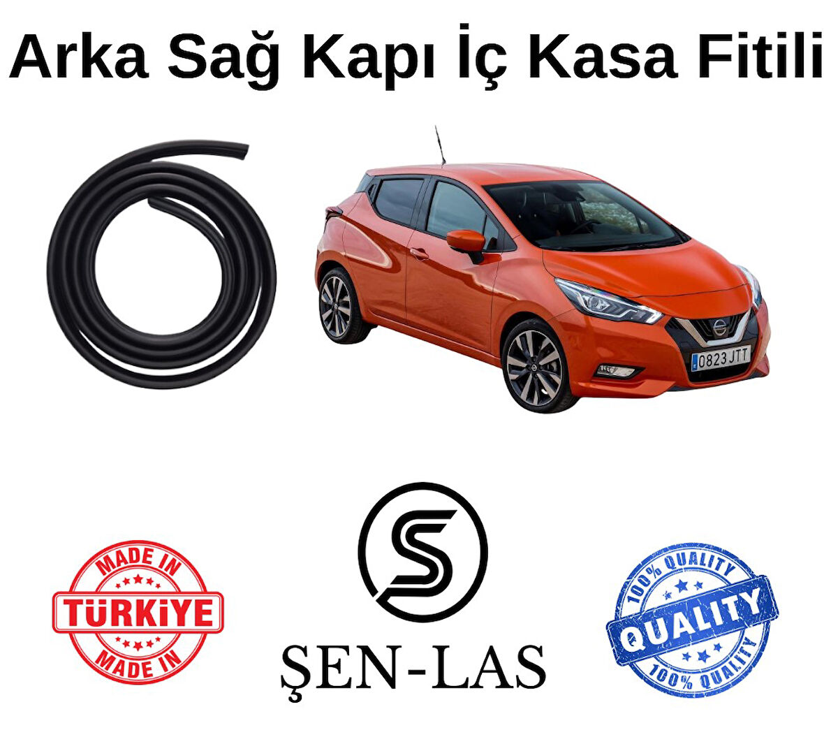 Nissan Micra (2018-2022) Şen-Las Sağ Arka Kapı Fitili ŞL28603