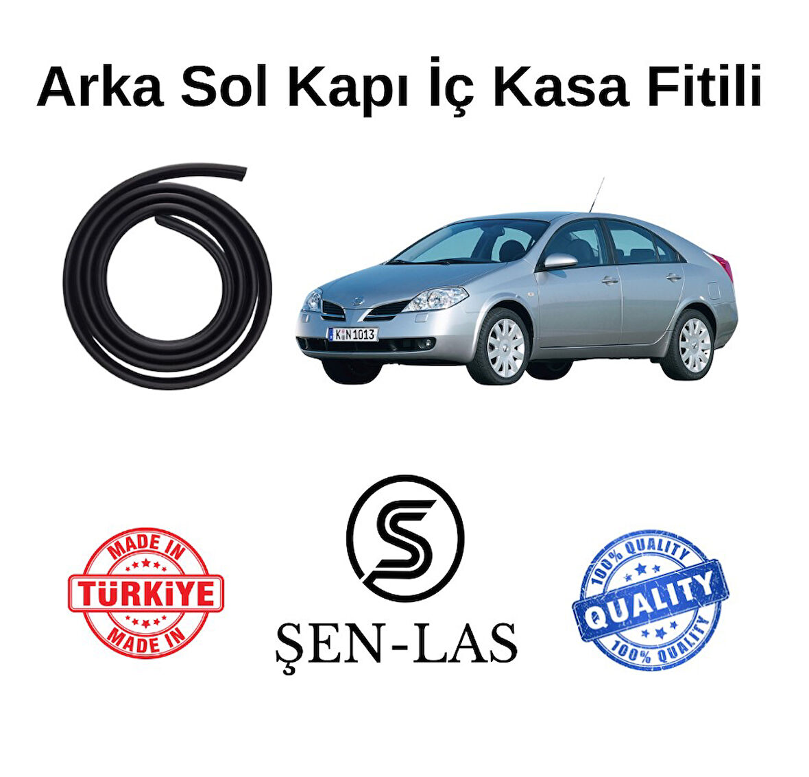 Nissan Primera (2003-2008) Şen-Las Sol Arka Kapı Fitili ŞL28904