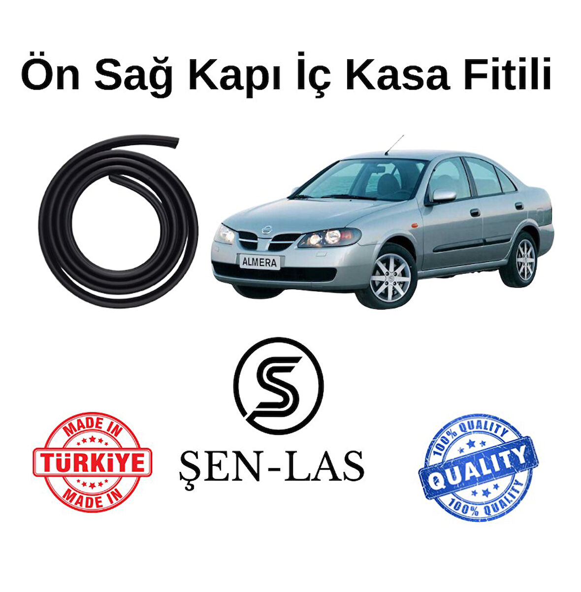 Nissan Almera (2000-2006) Şen-Las Sağ Ön Kapı Fitili ŞL29001