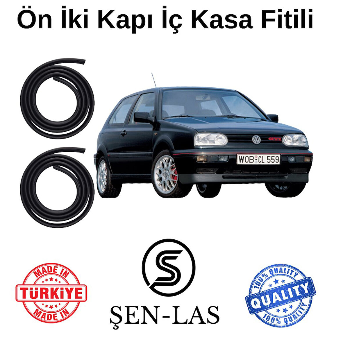 Volkswagen Golf 3.Nesil Tek Kapı Şen-Las Ön İki Kapı Fitili ŞL30404