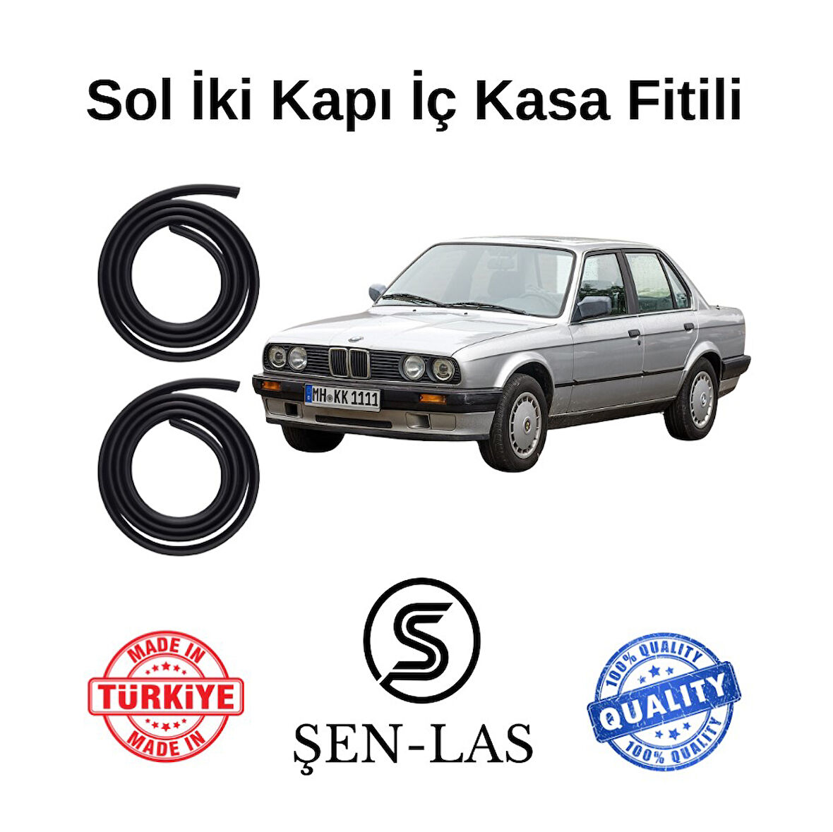 BMW 3 Serisi E30 (1984-1994) Şen-Las Sol Ön ve Arka Fitili ŞL30508