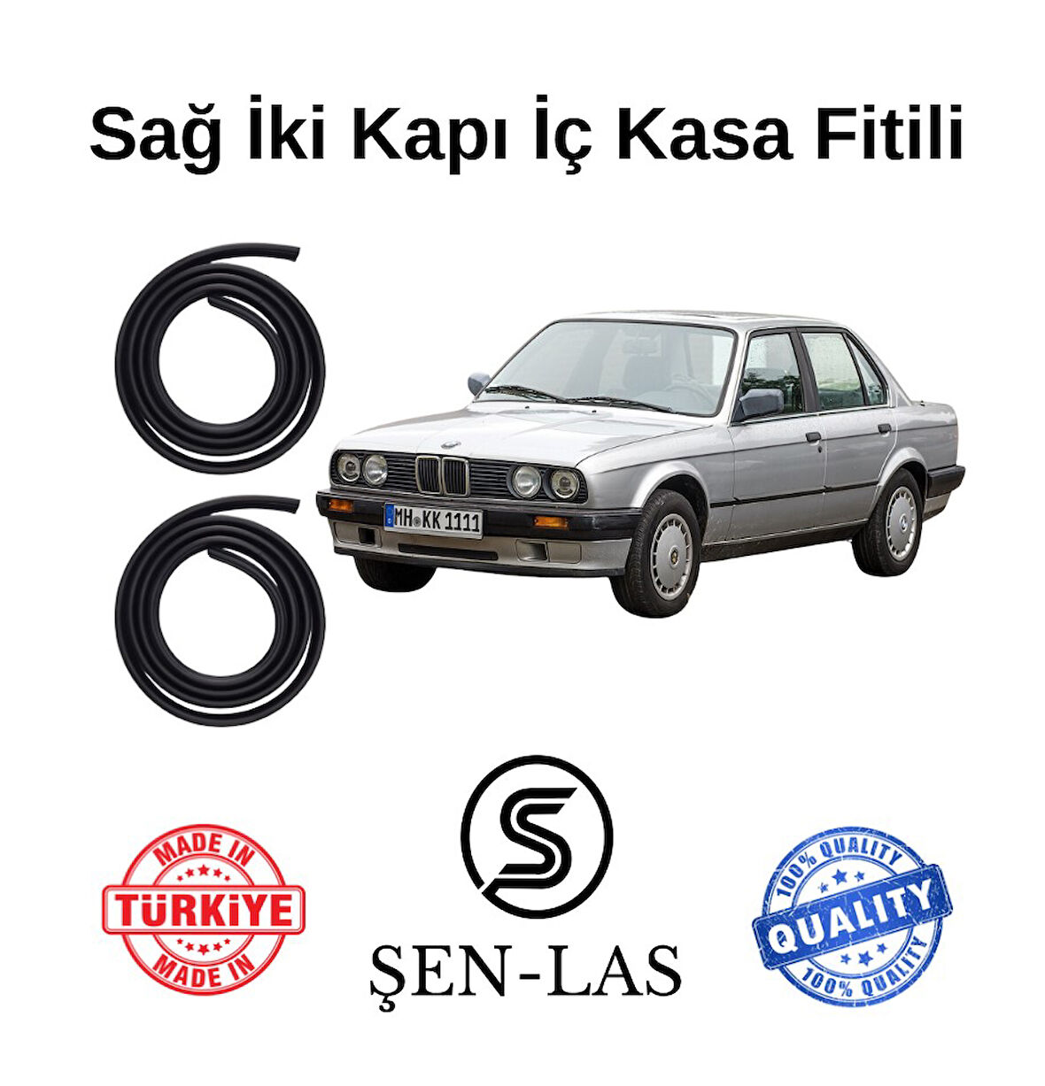 BMW 3 Serisi E30 (1984-1994) Şen-Las Sağ Ön ve Arka Fitili ŞL30509