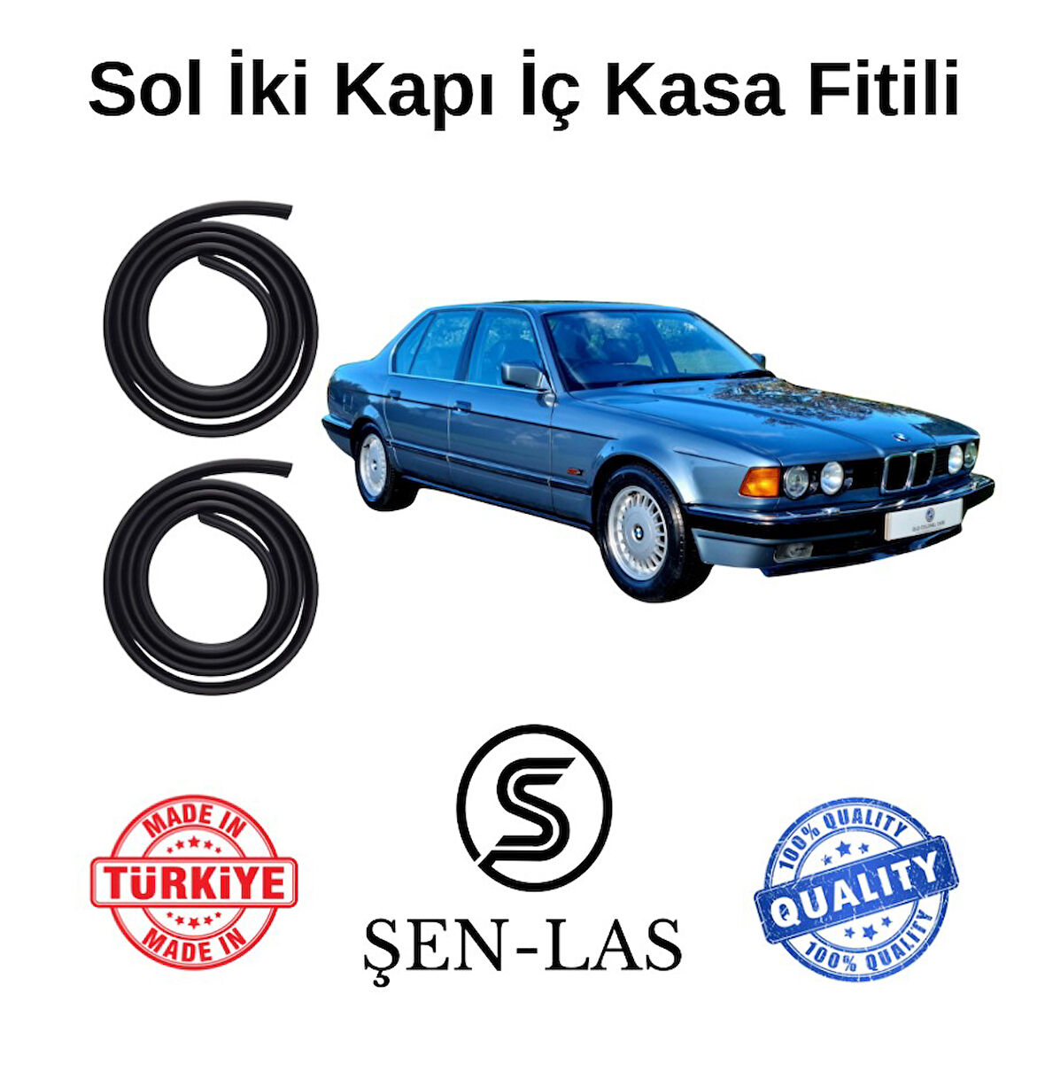 BMW 7 Serisi E32 (1987-1994) Şen-Las Sol Ön ve Arka Fitili ŞL30608
