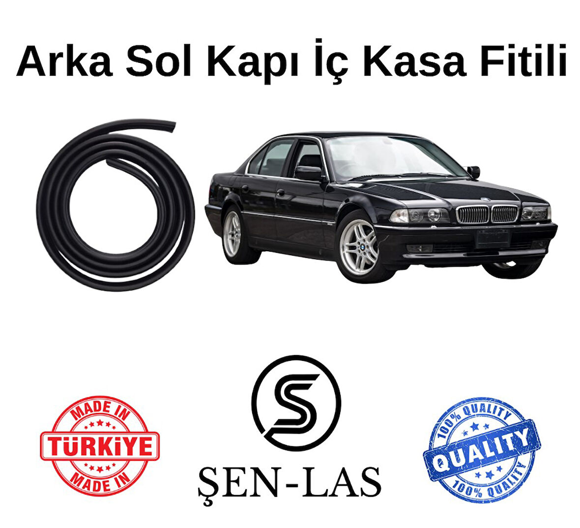 BMW 7 Serisi E38 (1995-2001) Şen-Las Sol Arka Kapı Fitili ŞL30904