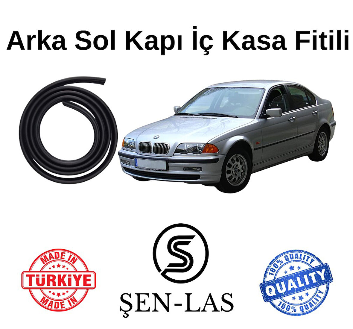 BMW 3 Serisi E46 (2001-2005) Şen-Las Sol Arka Kapı Fitili ŞL31004