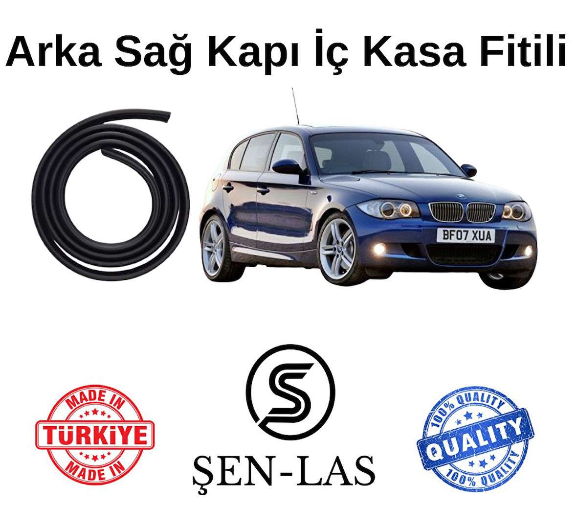 BMW 1 Serisi E81 (2007-2012) Şen-Las Sağ Arka Kapı Fitili ŞL31203