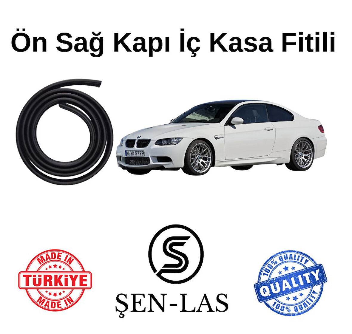 BMW 3 Serisi E92 (2007-2013) Şen-Las Sağ Ön Kapı Fitili ŞL31501
