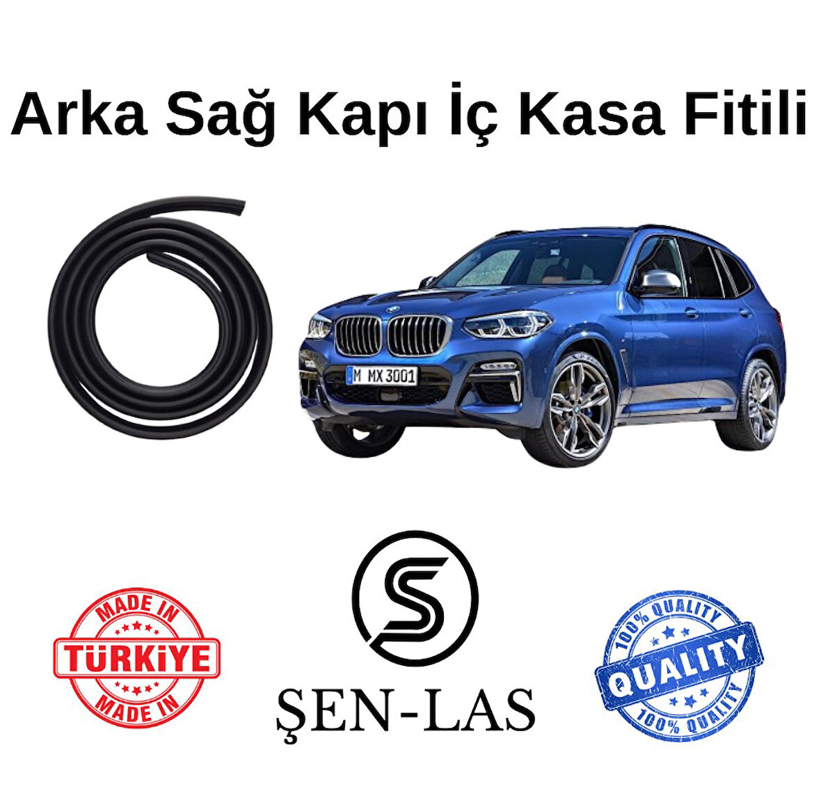 BMW X3 G01 (2018-2025) Şen-Las Sağ Arka Kapı Fitili ŞL32003