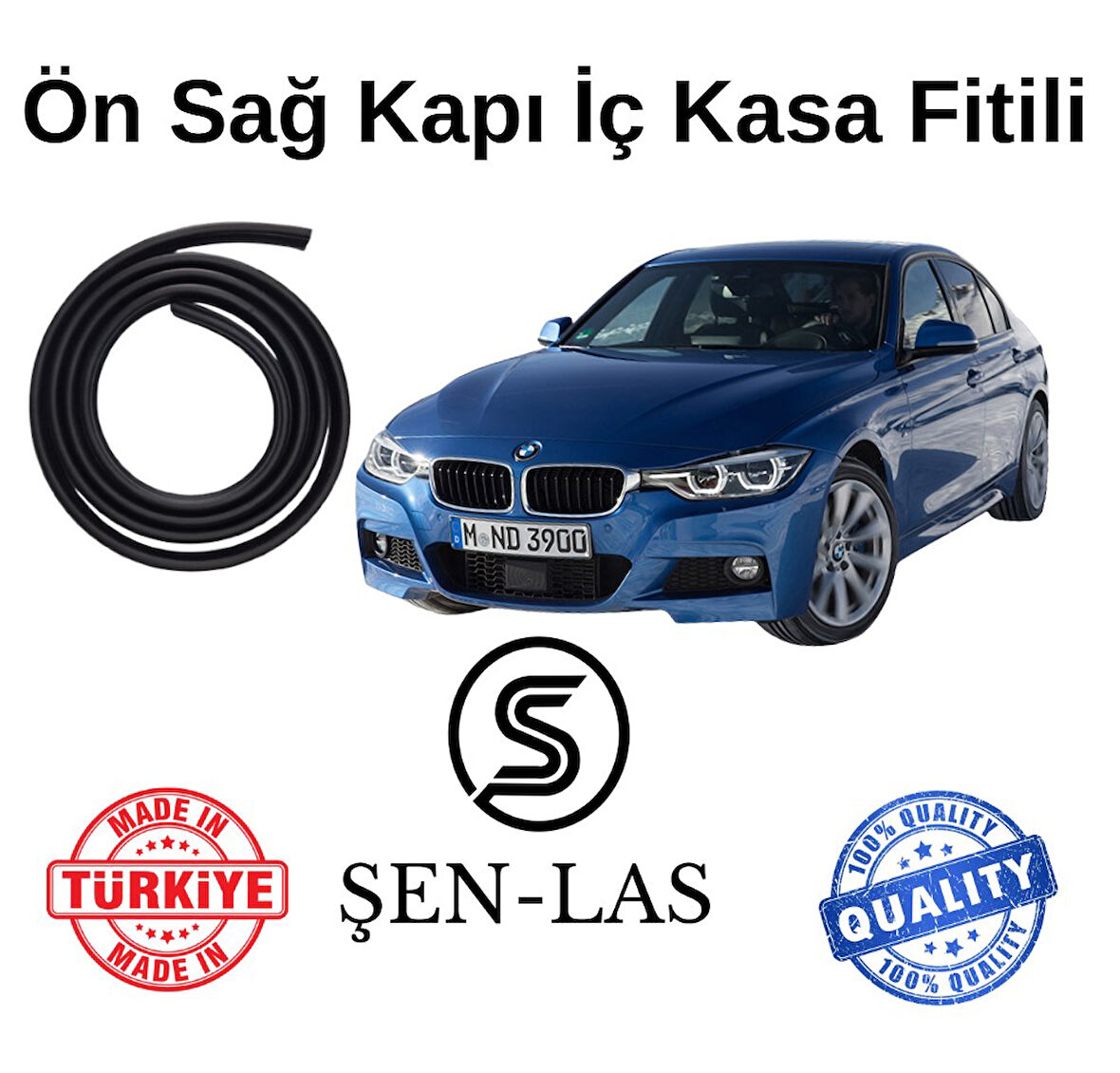 BMW 3 Serisi F30 (2012-2025) Şen-Las Sağ Ön Kapı Fitili ŞL32101