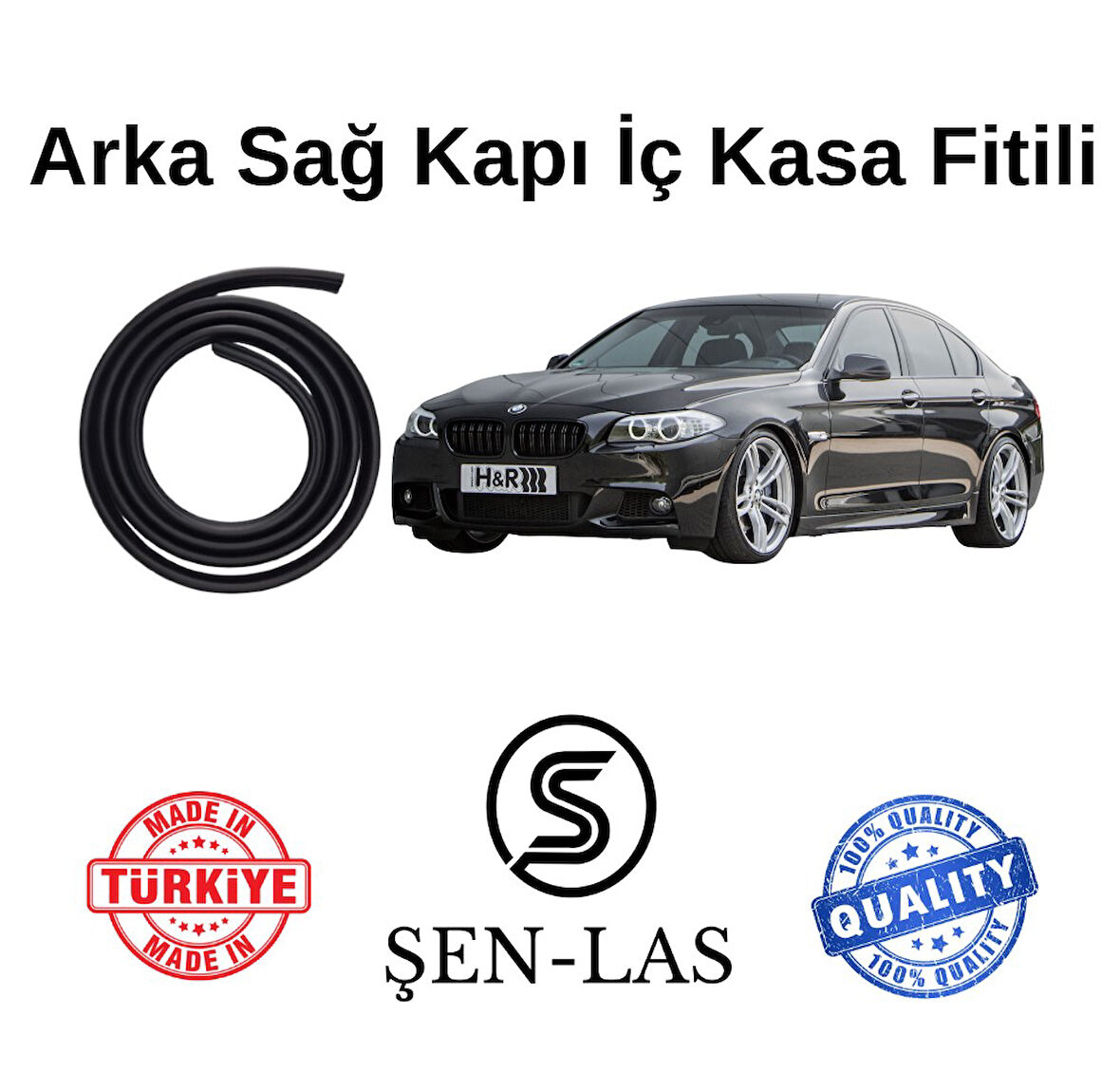 BMW 5 Serisi F10 (2010-2017) Şen-Las Kadifeli Sağ Arka Kapı Fitili ŞL33103