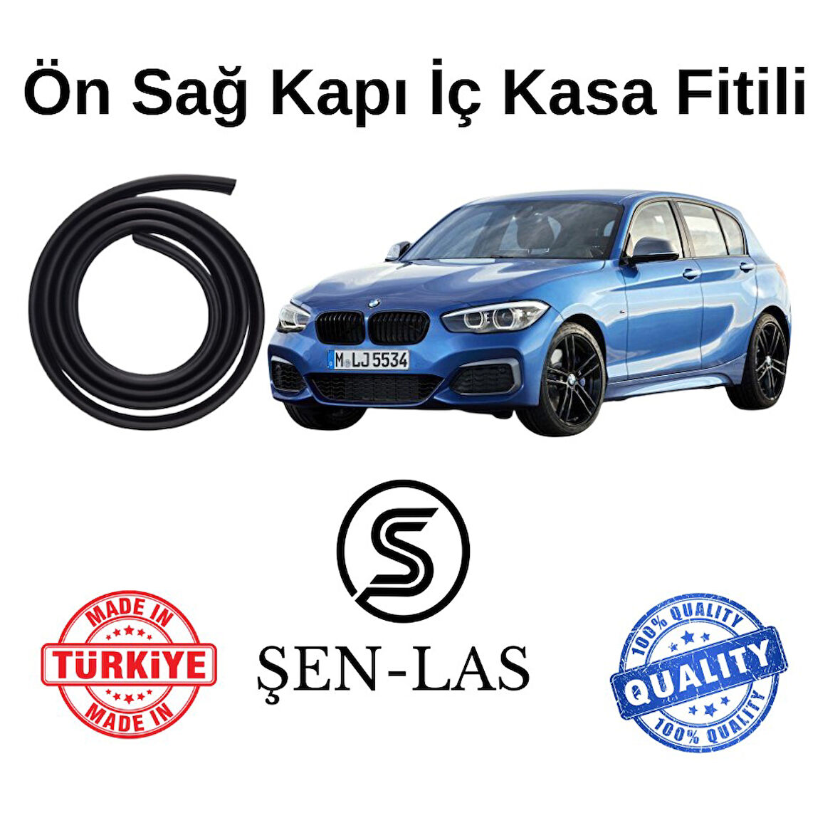 BMW 1 Serisi F20 (2011-2025 Şen-Las Kadifeli Sağ Ön Kapı Fitili ŞL33201