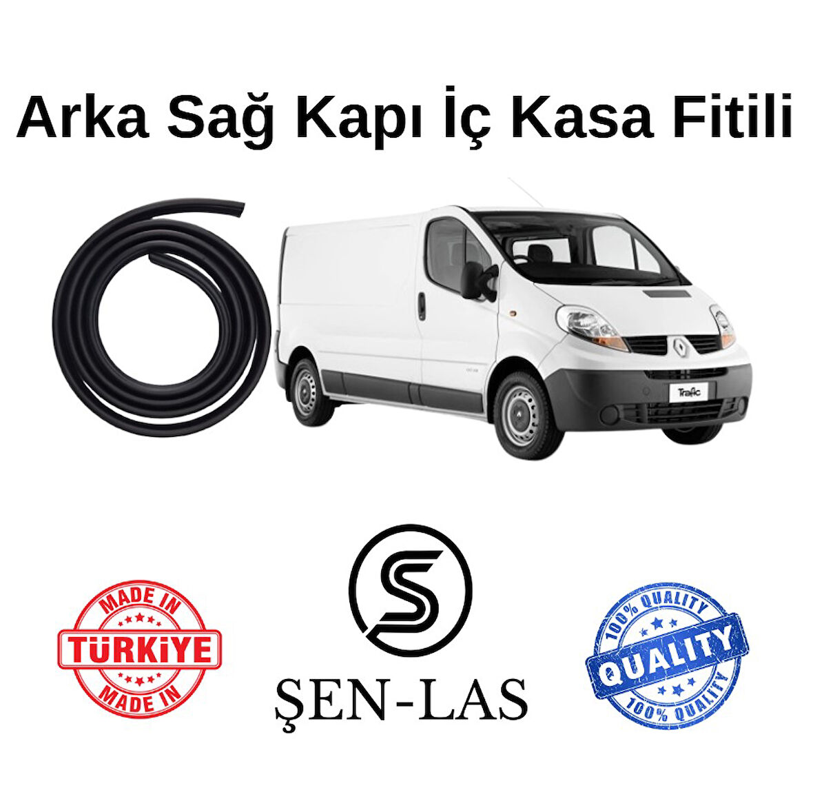 Renault Trafic Panelvan (2012-2015) Şen-Las Sağ Arka Kapı Fitili ŞL34203