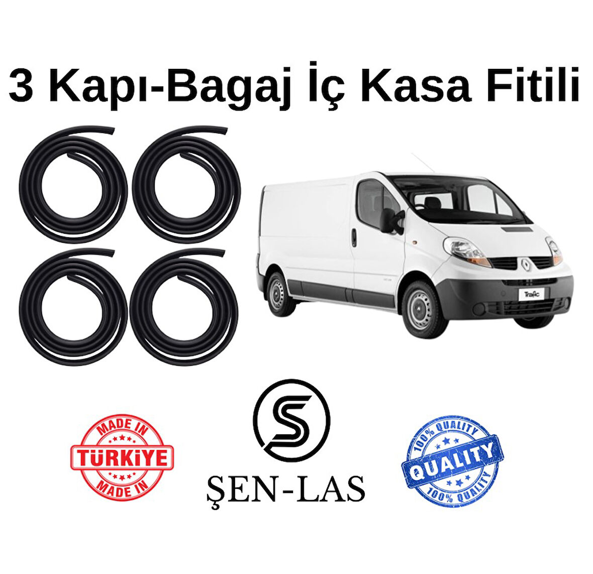 Renault Trafic Panelvan (2012-2015) Şen-Las 3 Kapı + Bagaj Fitili ŞL34208