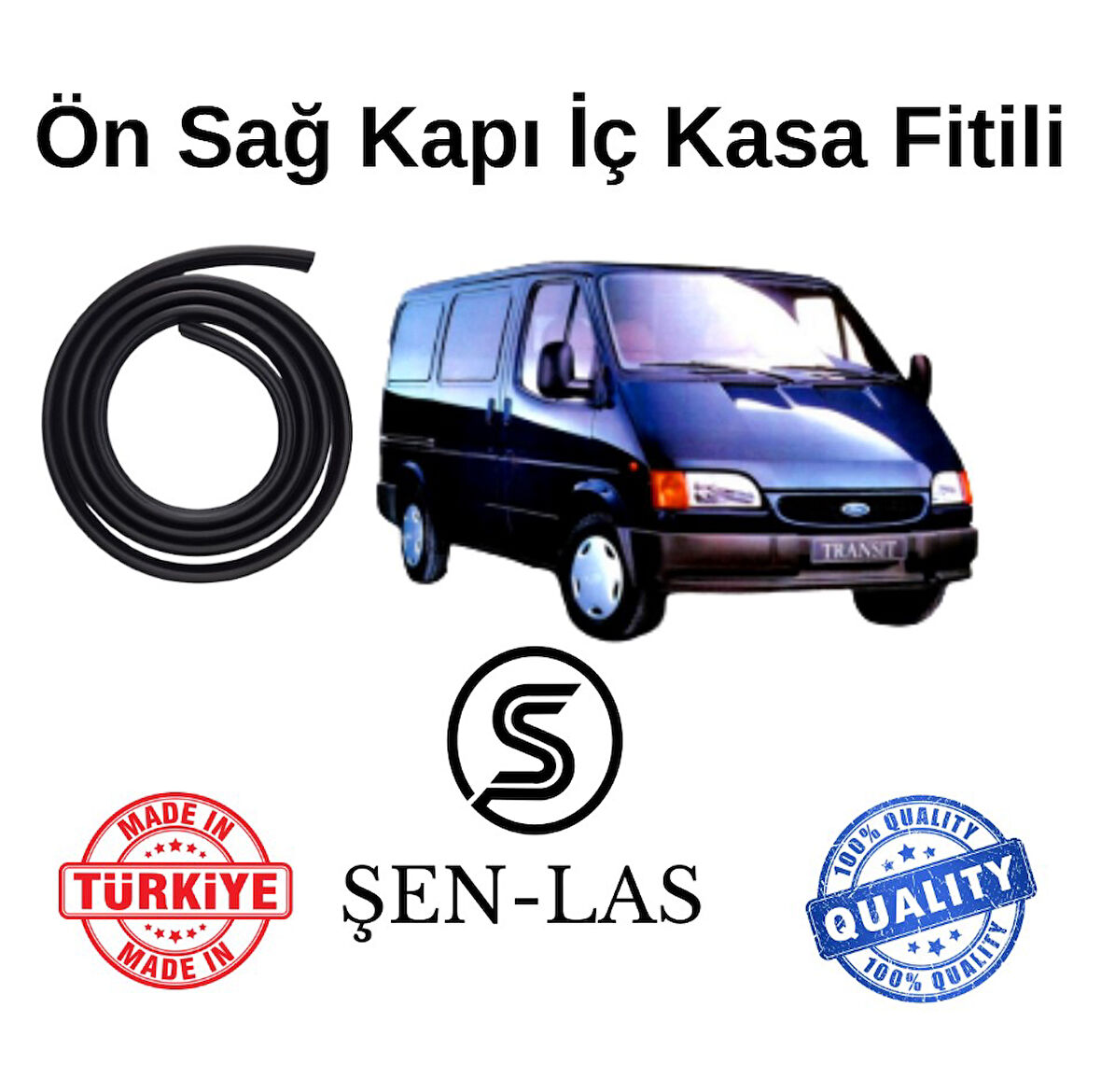 Ford Transit Panelvan (1985-2000) Şen-Las Sağ Ön Kapı Fitili ŞL34601