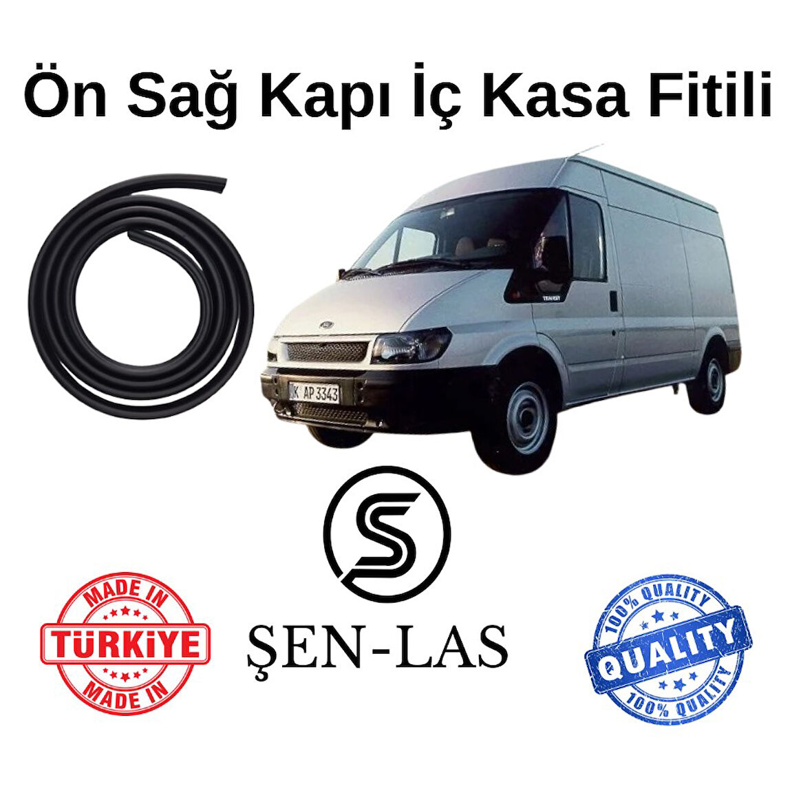 Ford Transit Panelvan (2001-2006) Şen-Las Sağ Ön Kapı Fitili ŞL34801