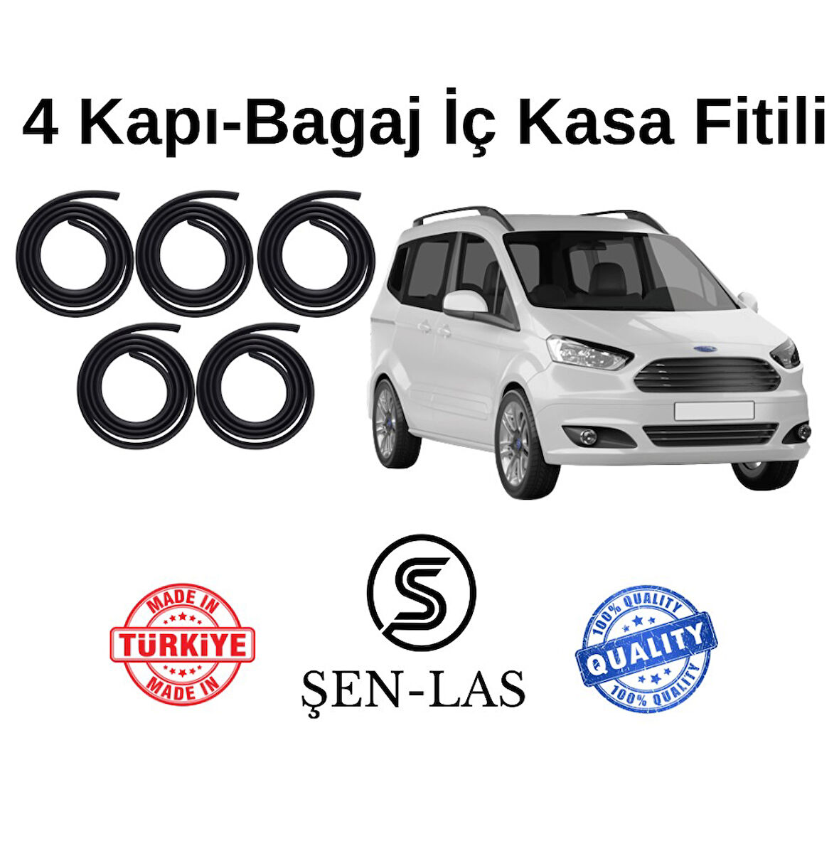 Ford Courier (2014-2023) Şen-Las 4 Kapı + Bagaj Fitili ŞL35711