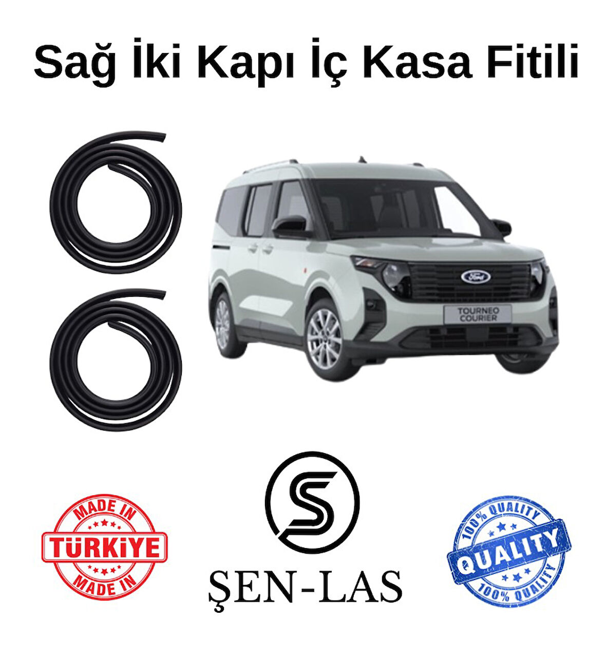 Ford Courier (2023-2025) Şen-Las Sağ Ön ve Arka Fitili ŞL35909