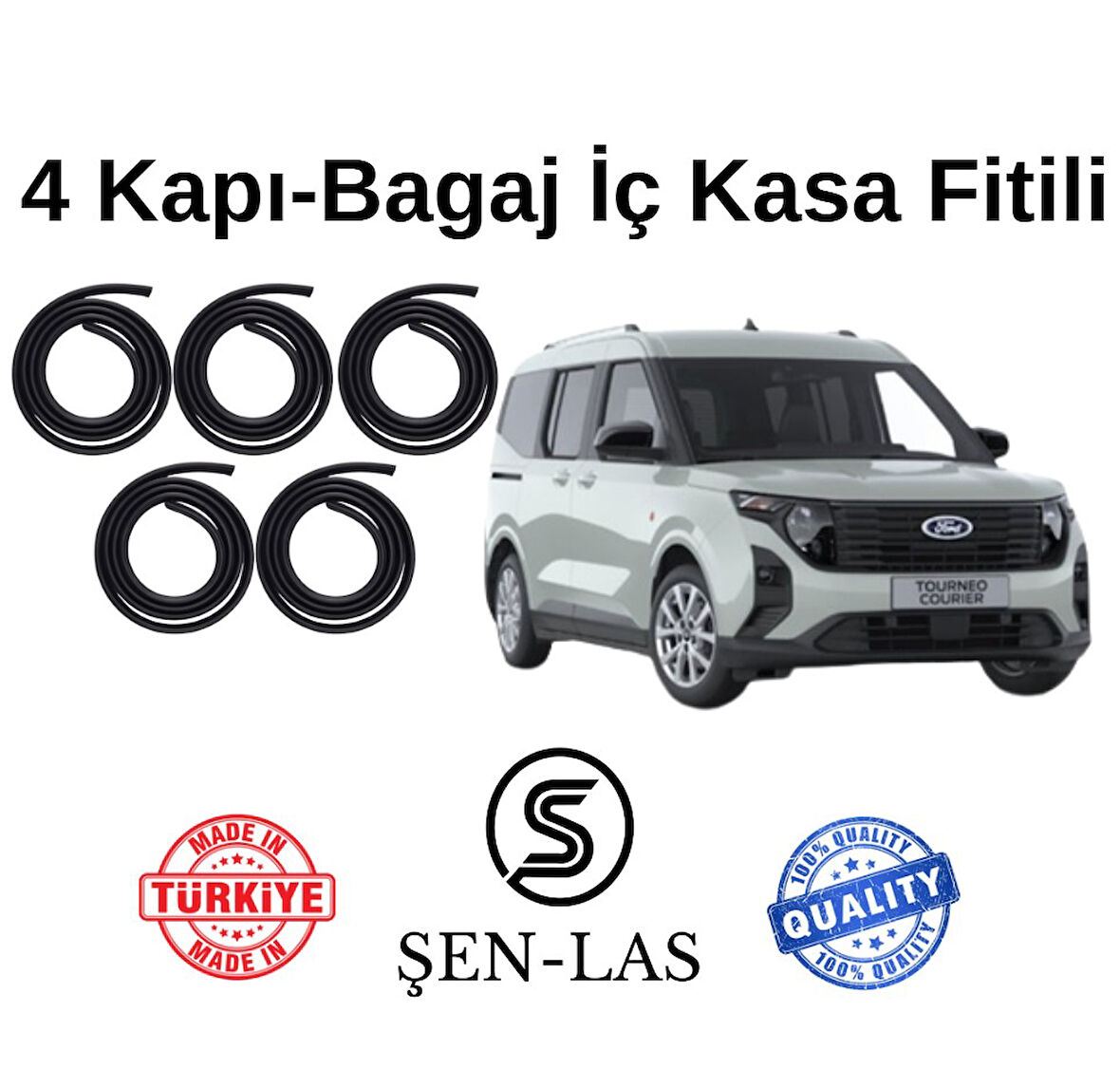 Ford Courier (2023-2025) Şen-Las 4 Kapı + Bagaj Fitili ŞL35911