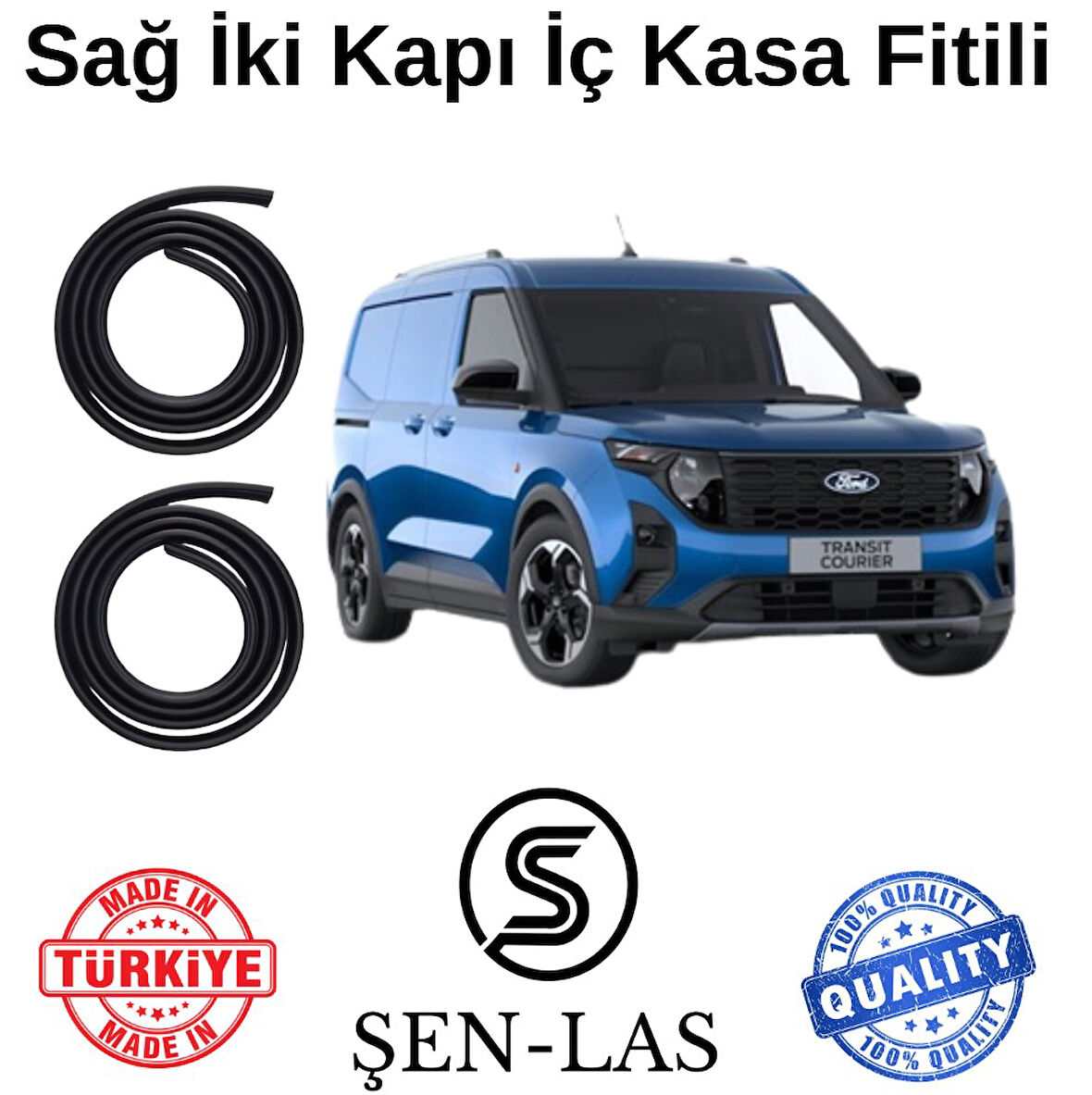 Ford Courier Panelvan (2023-2025) Şen-Las Sağ Ön ve Arka Fitili ŞL36006