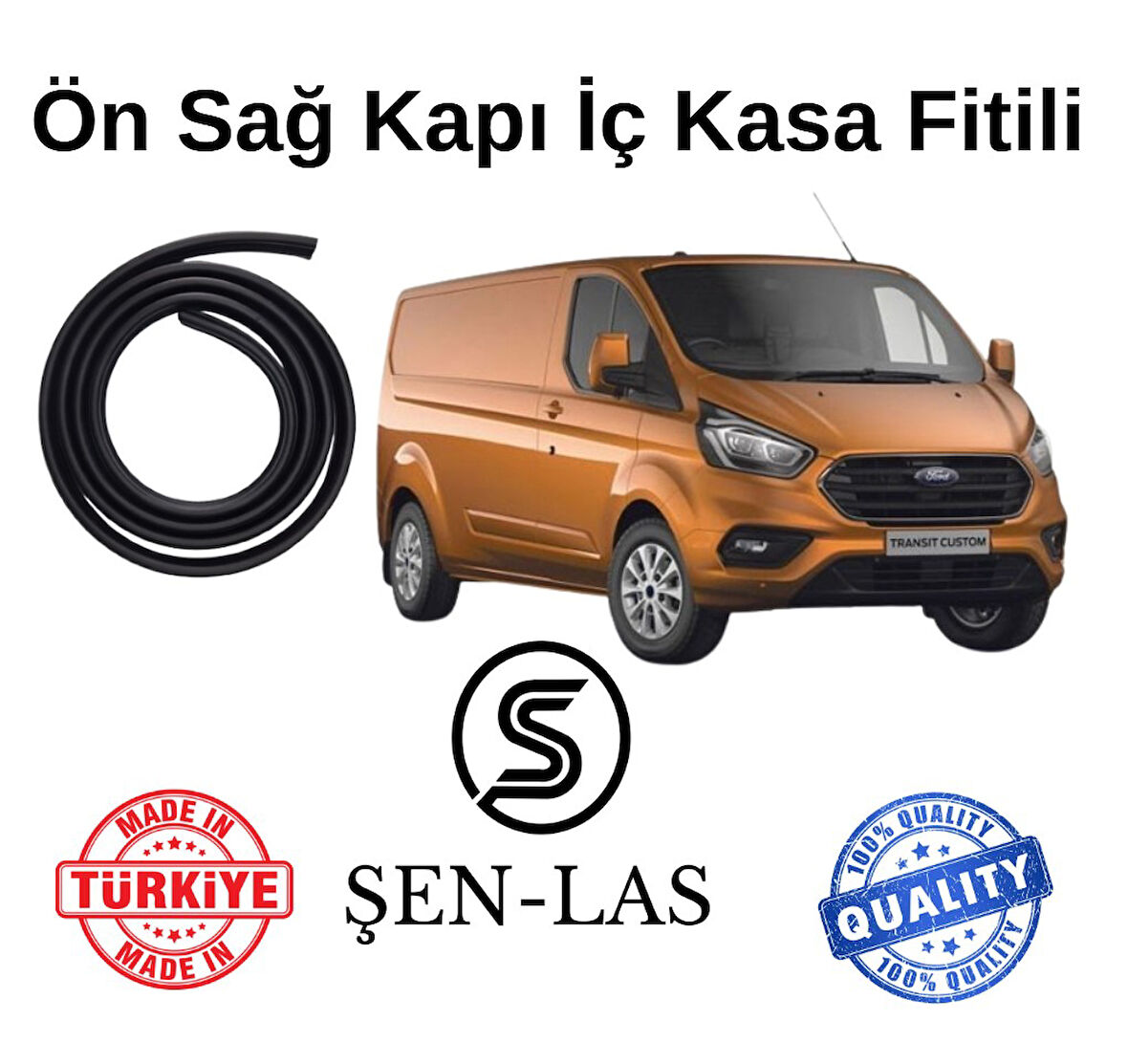 Ford Transit Custom Panelvan (2018-2023) Şen-Las Sağ Ön Kapı Fitili ŞL36201