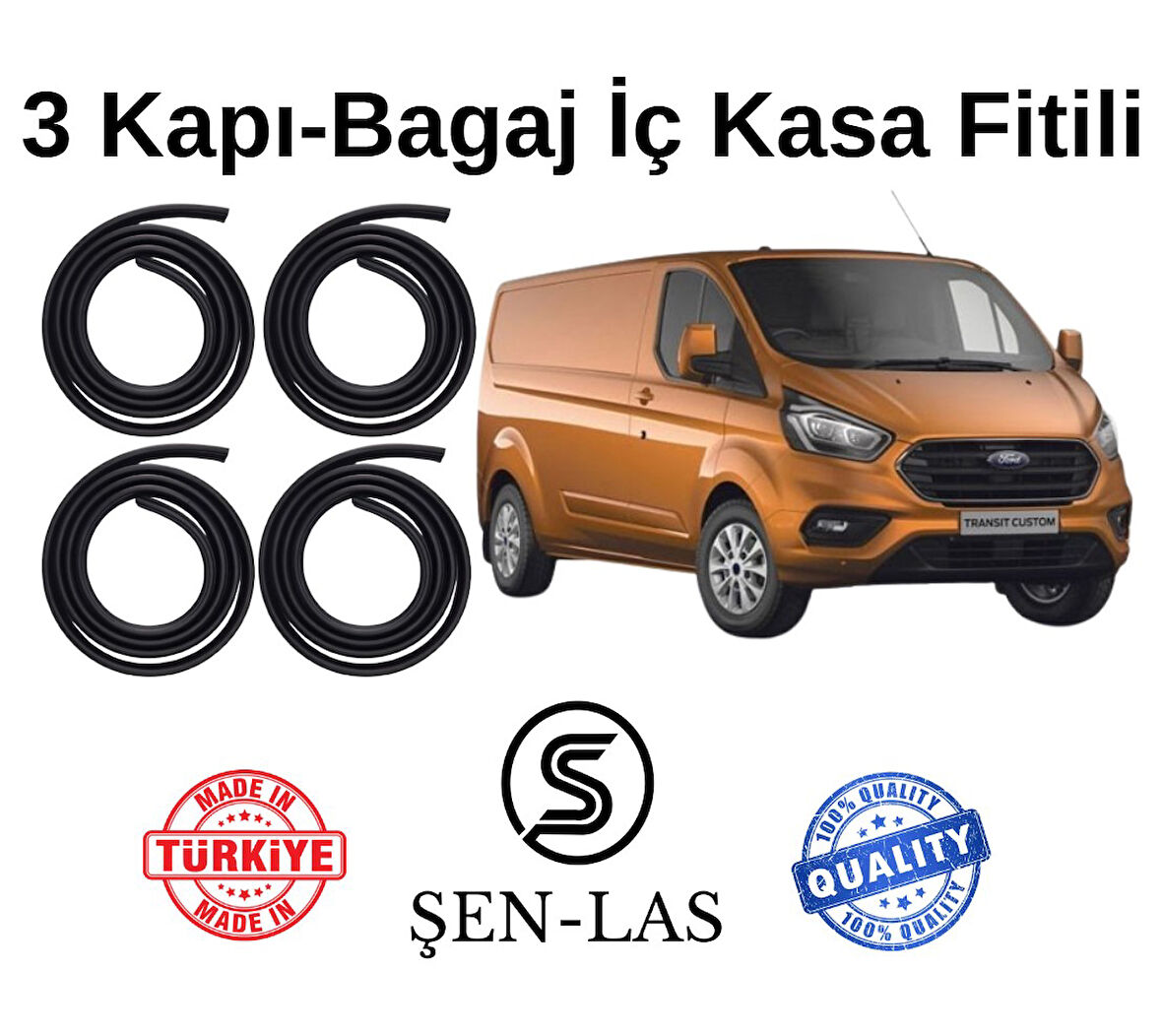 Ford Transit Custom Panelvan (2018-2023) Şen-Las 3 Kapı + Bagaj Fitili ŞL36208