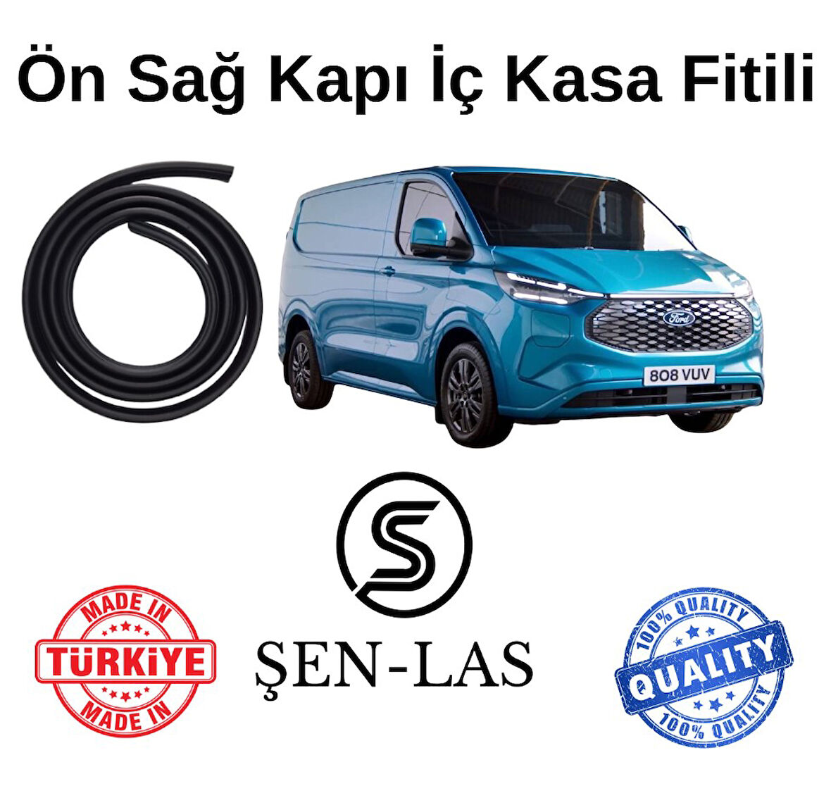 Ford Transit Custom Panelvan (2023-2025) Şen-Las Sağ Ön Kapı Fitili ŞL36401