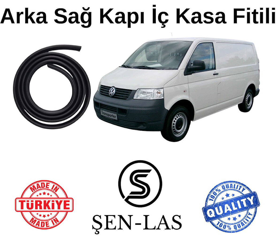 Volkwagen Transporter Panelvan T5 Şen-Las Sağ Arka Kapı Fitili ŞL37903