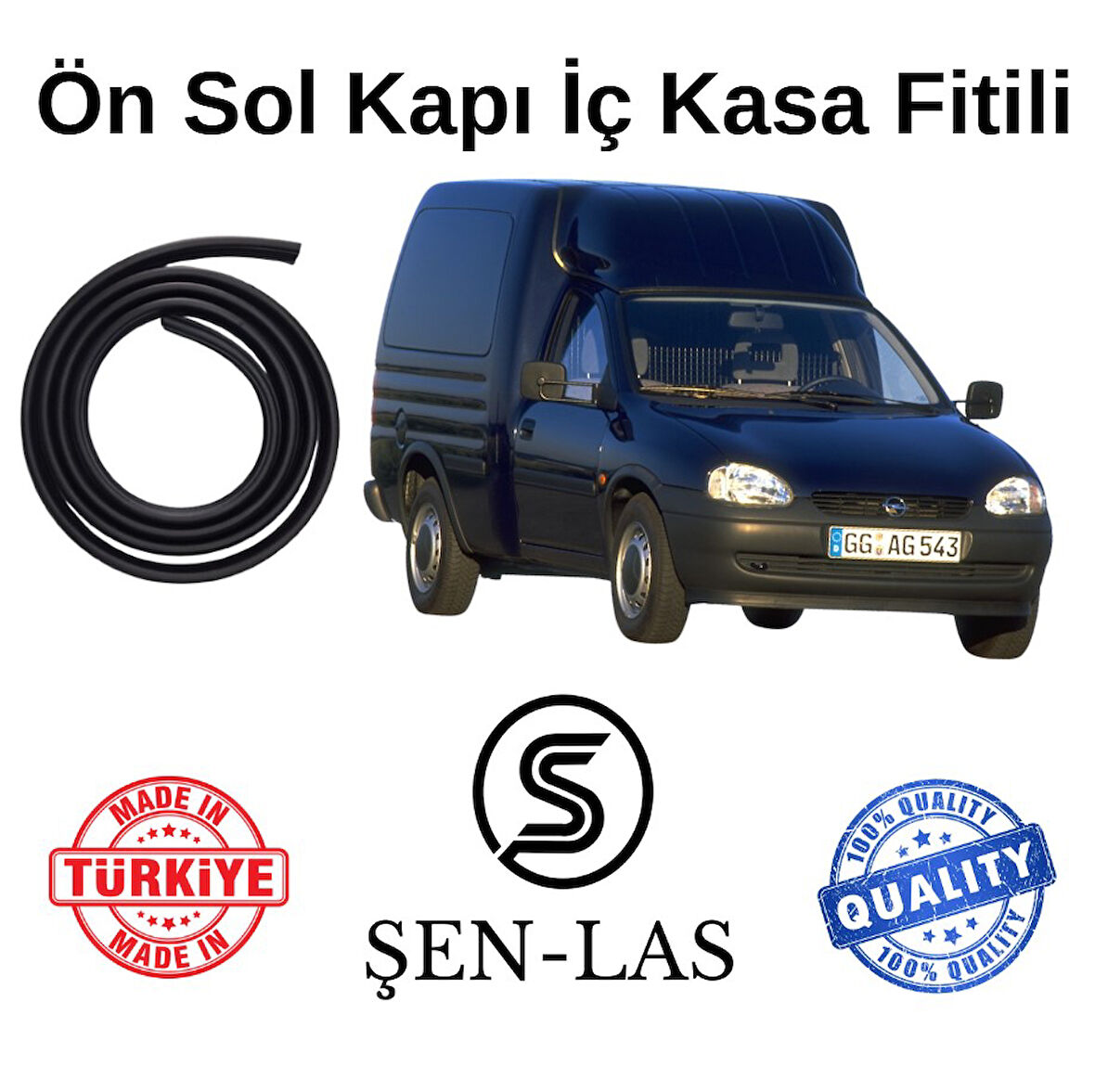 Opel Combo B Panelvan Şen-Las Sol Ön Kapı Fitili ŞL38202