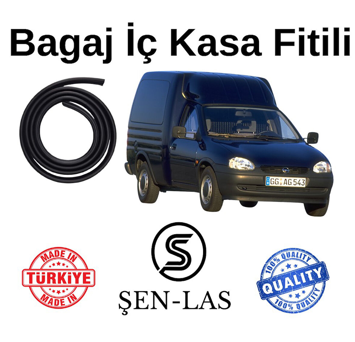 Opel Combo B Panelvan Şen-Las Bagaj Fitili ŞL38203
