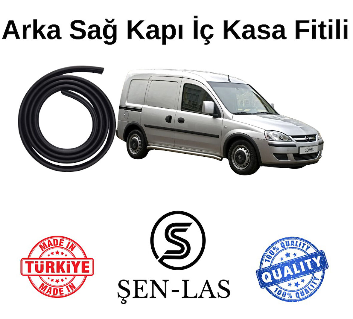 Opel Combo C Panelvan Şen-Las Sağ Arka Kapı Fitili ŞL38403