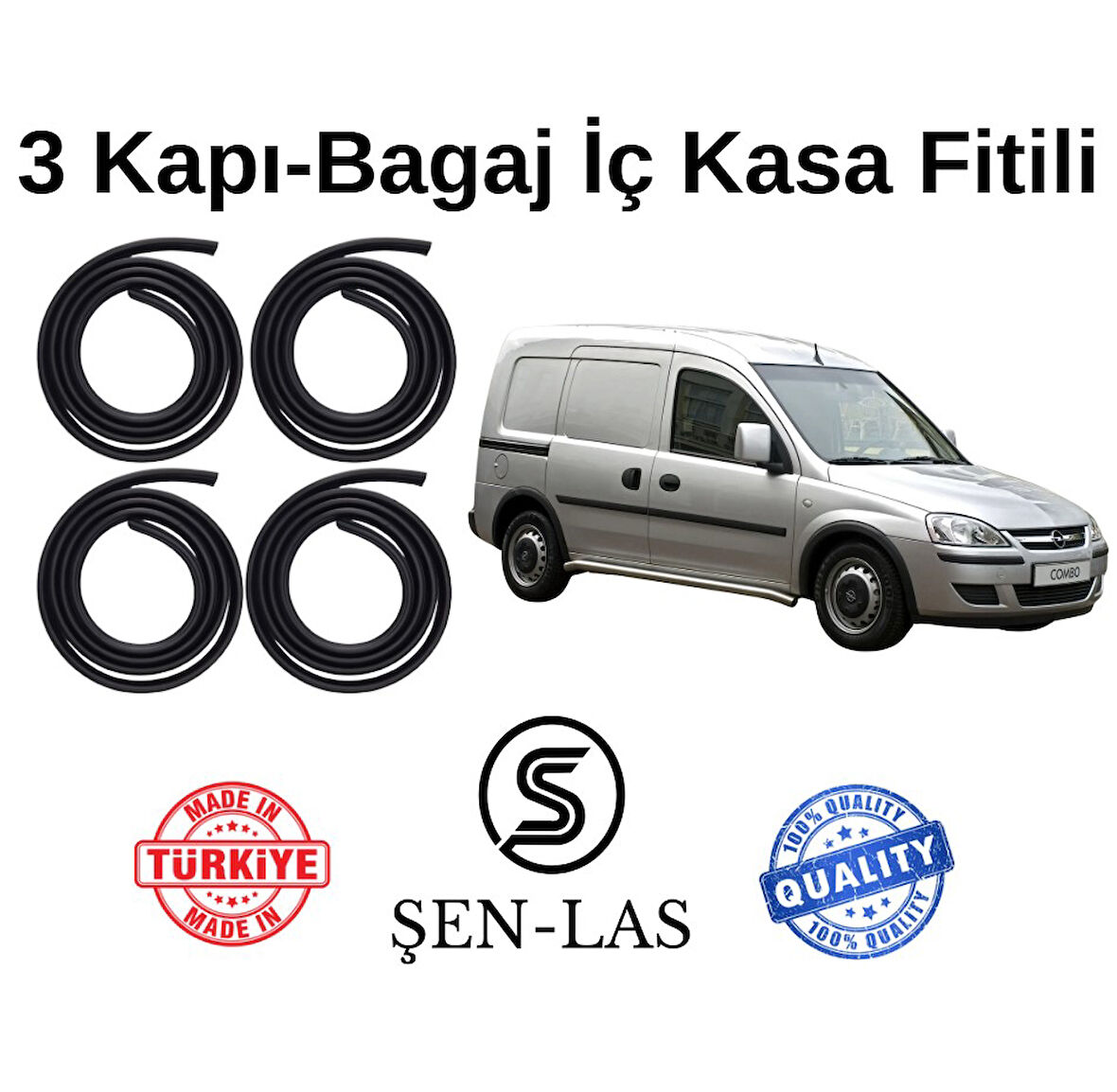 Opel Combo C Panelvan Şen-Las 3 Kapı + Bagaj Fitili ŞL38408