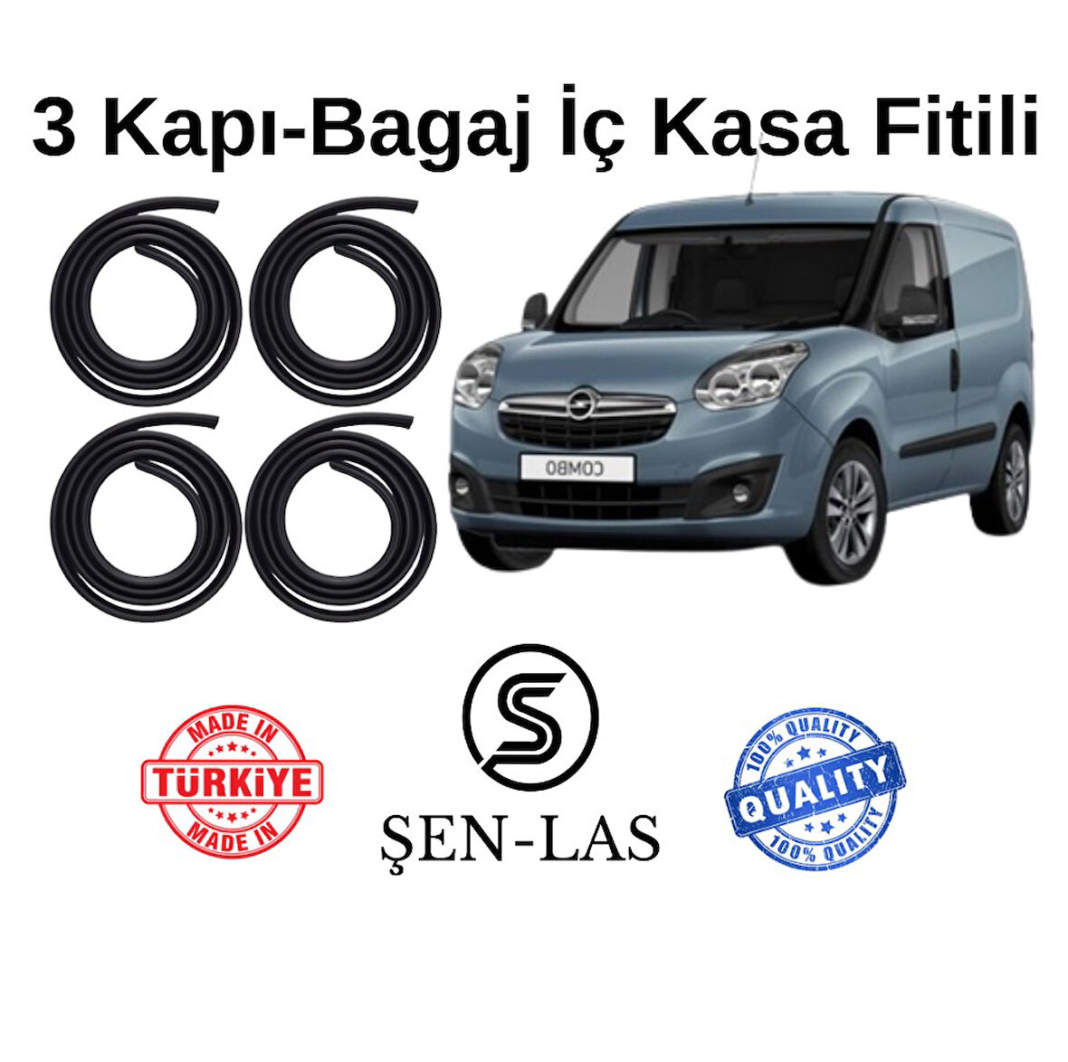 Opel Combo D Panelvan Şen-Las 3 Kapı + Bagaj Fitili ŞL38608