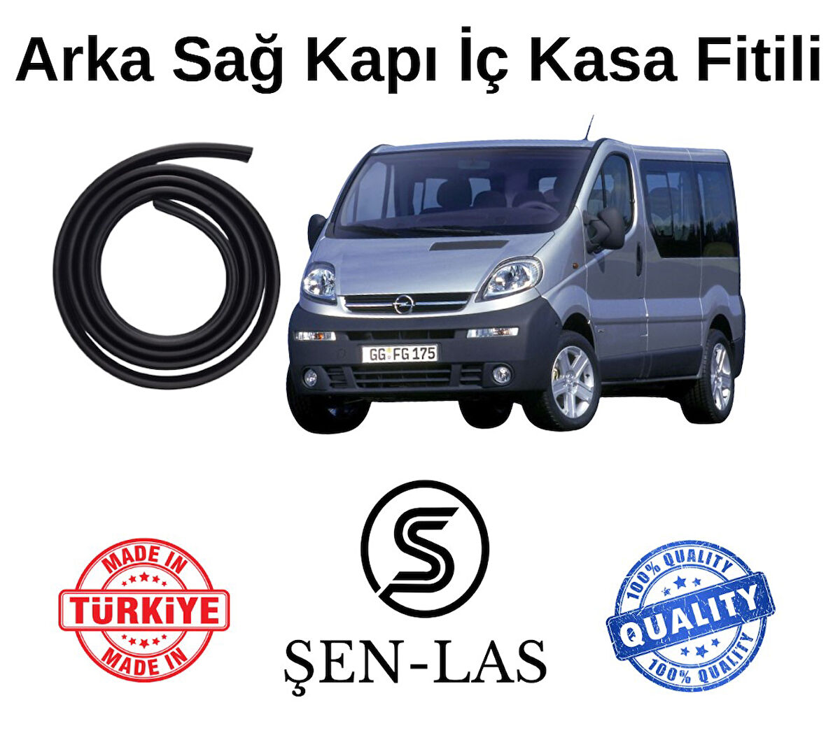 Opel Vivaro (2003-2013) Şen-Las Sağ Arka Kapı Fitili ŞL38703