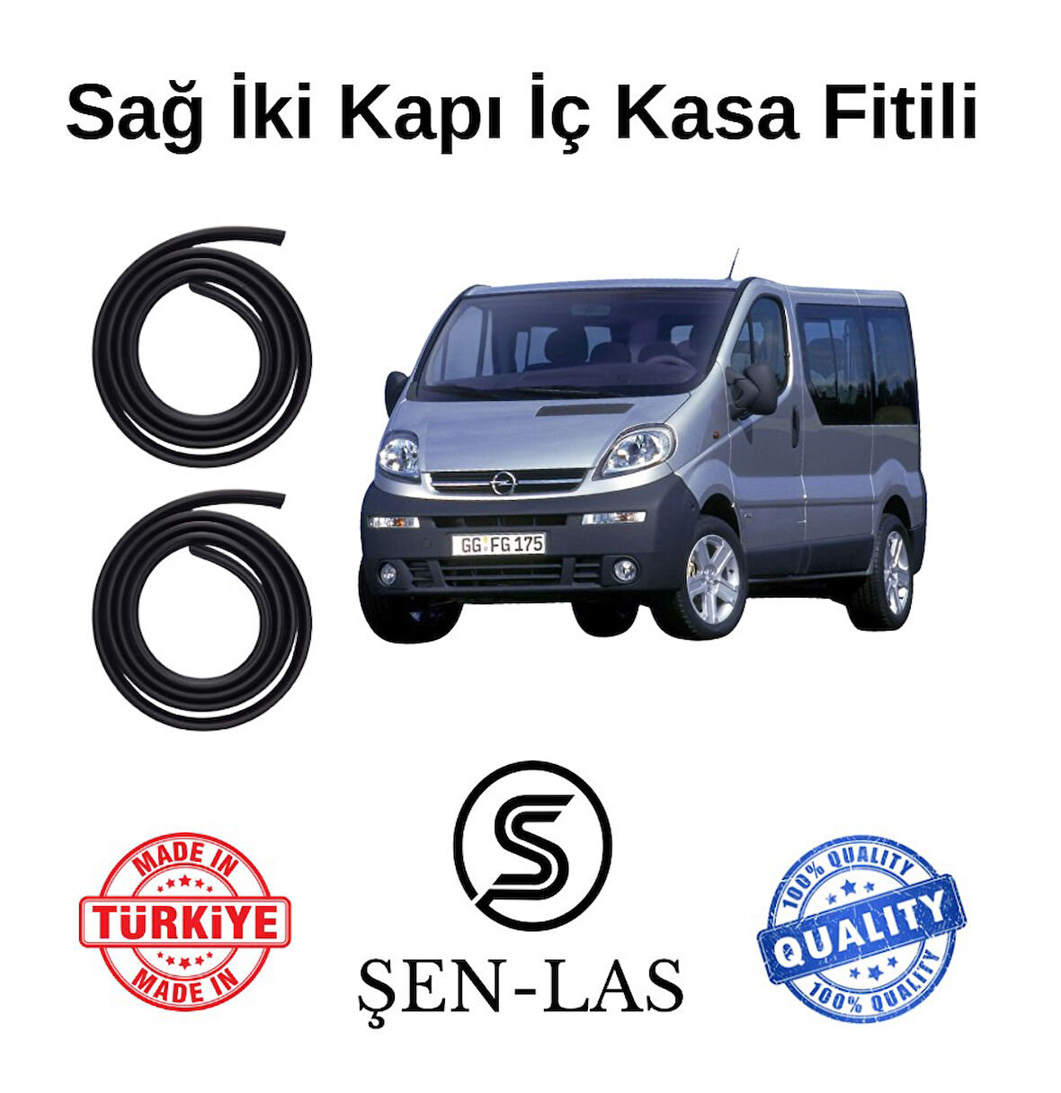 Opel Vivaro (2003-2013) Şen-Las Sağ Ön ve Arka Fitili ŞL38706