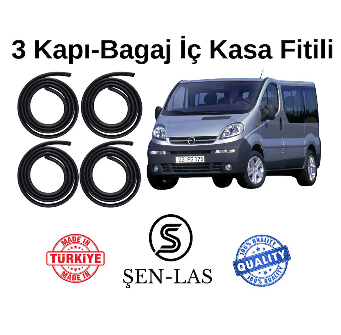 Opel Vivaro (2003-2013) Şen-Las 3 Kapı + Bagaj Fitili ŞL38708