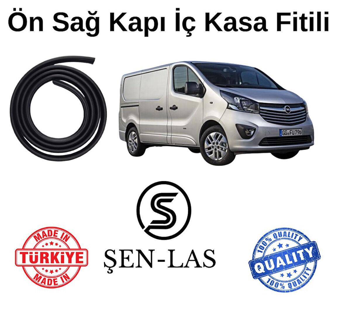 Opel Vivaro Panelvan (2014-2019) Şen-Las Sağ Ön Kapı Fitili ŞL39001