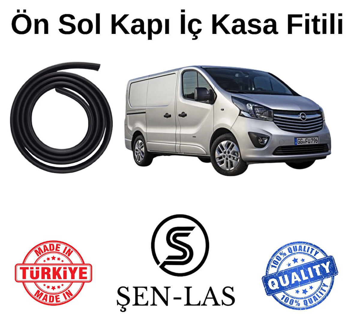 Opel Vivaro Panelvan (2014-2019) Şen-Las Sol Ön Kapı Fitili ŞL39002