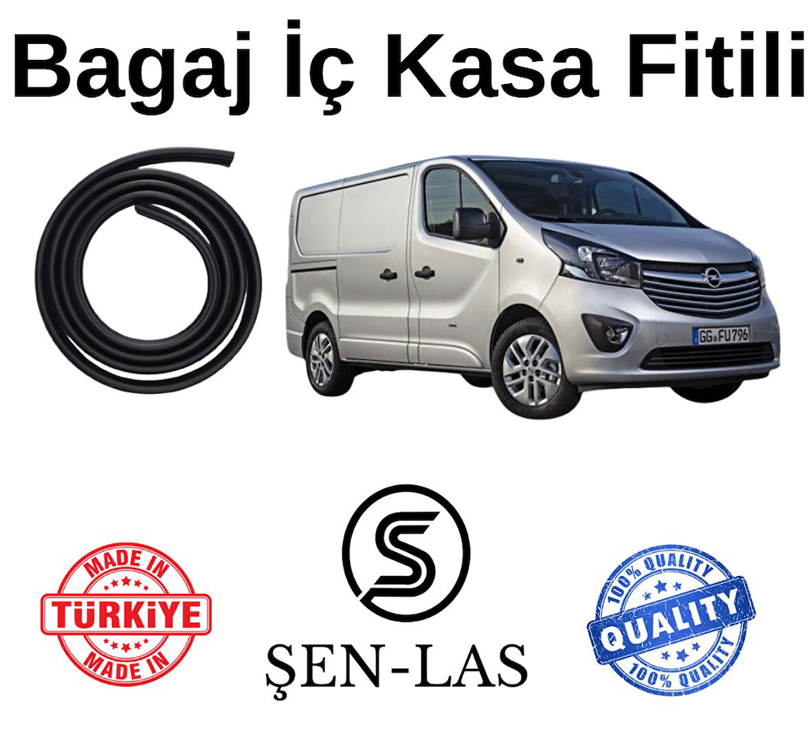 Opel Vivaro Panelvan (2014-2019) Şen-Las Bagaj Fitili ŞL39004
