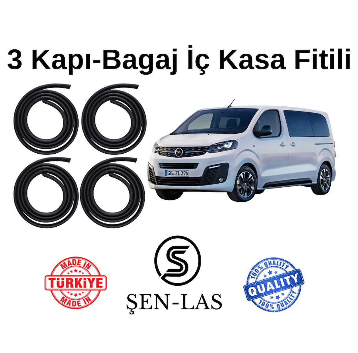 Opel Vivaro (2020-2024) Şen-Las 3 Kapı + Bagaj Fitili ŞL39108