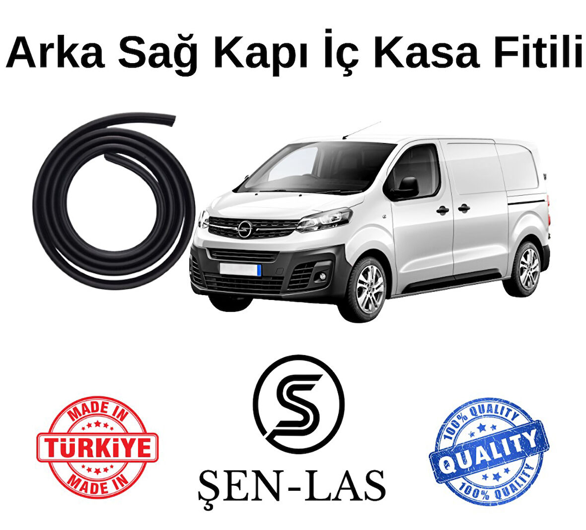 Opel Vivaro Panelvan (2020-2024) Şen-Las Sağ Arka Kapı Fitili ŞL39203