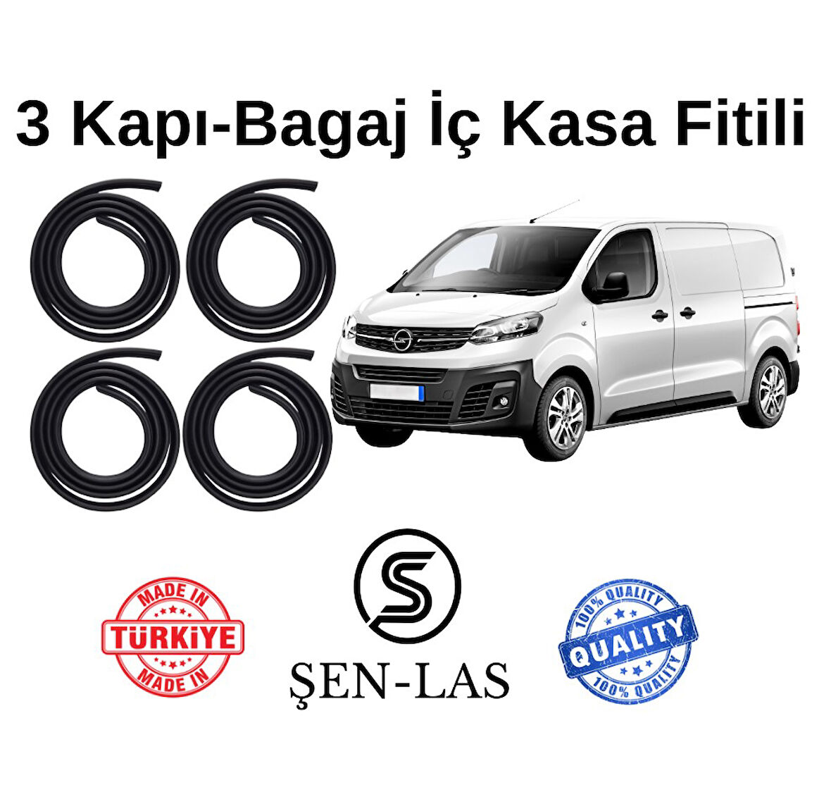 Opel Vivaro Panelvan (2020-2024) Şen-Las 3 Kapı + Bagaj Fitili ŞL39208