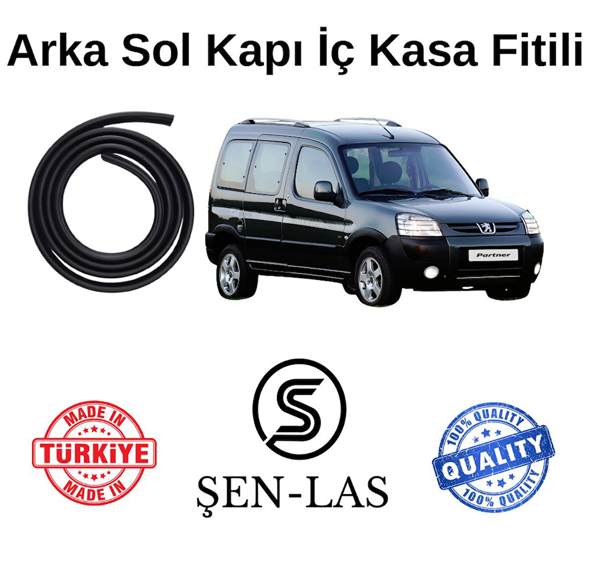 Peugeot Partner (1996-2008) Şen-Las Sol Arka Kapı Fitili ŞL39304