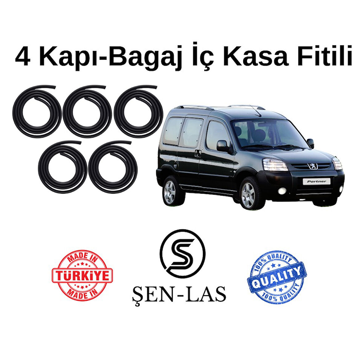 Peugeot Partner (1996-2008) Şen-Las 4 Kapı + Bagaj Fitili ŞL39311